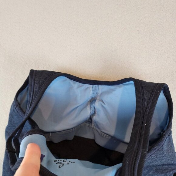 PrAna Lilliana Tank Top Cut Out Open Back Fitted Workout Lightly Padded Bra Md - Picture 6 of 13